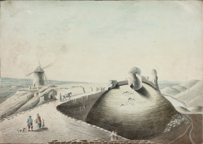 Castle at Berwick-on-Tweed by J. Bulman